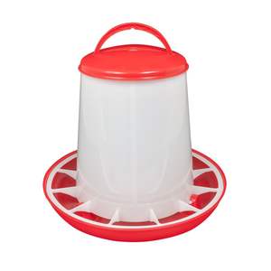 पोर्टेबल 1.5 किलोग्राम-12 किलोग्राम बड़ा पोल्ट्री फीडर और ड्रायर लाल सफेद लटकने चिकन फीडर ट्रफ को नई स्थिति की बिक्री के लिए - Product Image 5