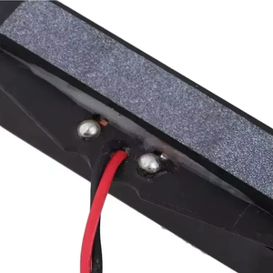Micro de guitare électrique ST noir de haute qualité avec barre céramique décalée - Product Image 3