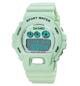 Nuovo Arrivo <span class=keywords><strong>Orologio</strong></span> Digitale Sportivo Impermeabile 50M Skmei 1775 con Logo Personalizzato per Uomo e Donna, Verde <span class=keywords><strong>Rosa</strong></span> - Product Image 1