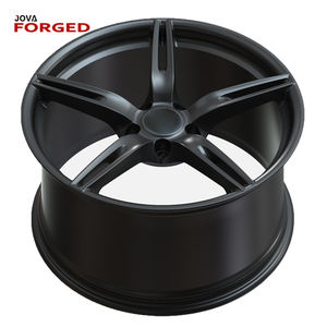 Rines JOVA de Alto Rendimiento en Negro Mate 5x120.65 5x112 5 Birlos 5 Estrellas Forjados de 19” para Serie 5 525li - Product Image 2