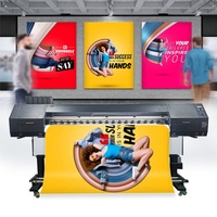 Impresora digital UV de rollo a rollo de 1.8m de alta velocidad y alta resolución para impresión de vinilos y pegatinas con cabezal Xp600
