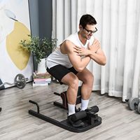 Soozier Appareil de fitness 3-en-1 rembourré avec cadre en acier pliable pour pompes, abdominaux et squats profonds, pour la maison, Chine