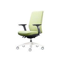 Chaise de bureau exécutive moderne en maille avec appui-tête et accoudoirs réglables, pivotante à 360°, base en acier réglable en hauteur, pour la maison ou le bureau