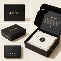 Emballage de bijoux en carton biodégradable imprimé sur mesure, emballage d'expédition par abonnement e-commerce, emballage d'expédition par courrier, boîte cadeau artisanale