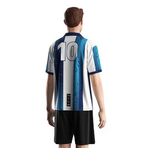 Polo de football léger à col en V avec empiècements à séchage rapide, zones anti-transpiration et options de blocs de couleurs personnalisés pour les échauffements - Product Image 4