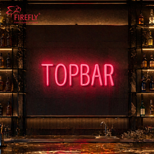 Letrero de Neón LED Rojo Personalizado, <span class=keywords><strong>Luz</strong></span> de Neón Acrílica 3D, Letrero con Logotipo Comercial para Decoración de Pared de Bar, Club o Fiesta - Product Image 4