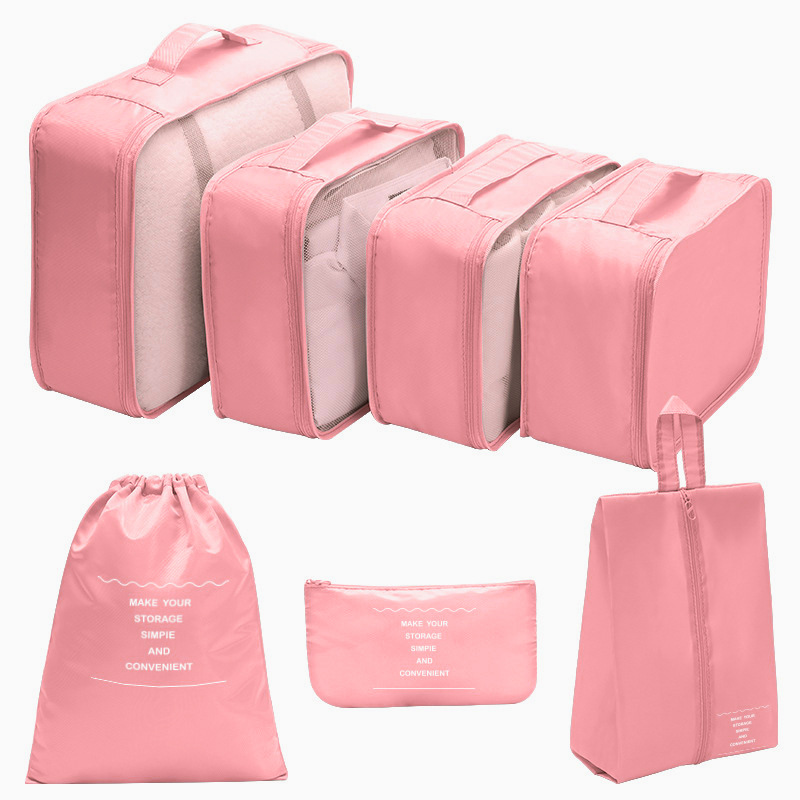Conjunto rosa de 7 piezas