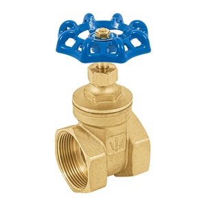 Foset CORO-1-1/2 alta temperatura valvola a saracinesca in ottone con 1 1/2 'filettato per acqua olio e Gas Media potenza manuale - Product Image 1