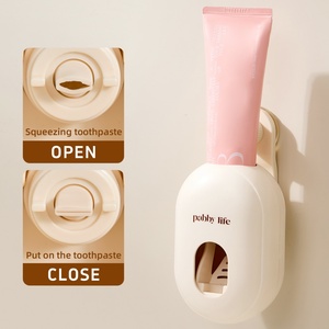 Bathroom Automatic <b>Toothpaste</b> <b>Dispenser</b> Hands Free Adult New Design Wall Mounted <b>Toothpaste</b> Squeezer - Product Image 4