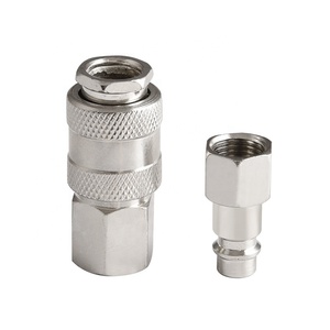 Nouveau coupleur pneumatique rapide de type UE PM20 SM20 en zinc avec filetage mâle G1/4 BSP pour compresseur d'air - Product Image 3