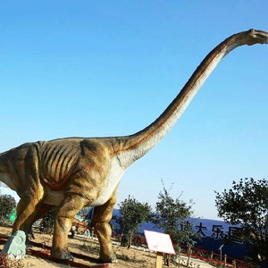 Grande sculpture de dinosaure de taille réelle réaliste faite à la main pour la <span class=keywords><strong>d</strong></span>écoration de parc de dinosaures - Product Image 2