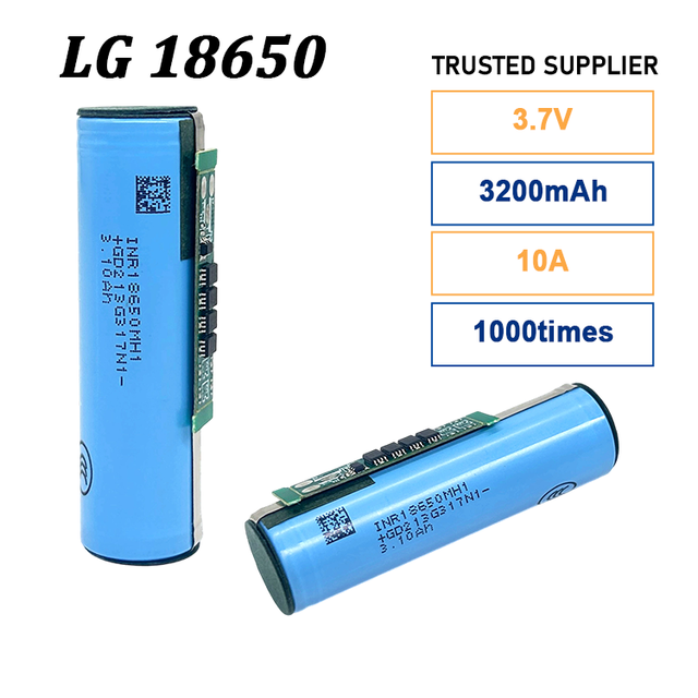 3200mAh 3.7V 18650 Lithium ion Batteries Pack High Capacity Cylindrical Cell For Cameras LED Strip Lights