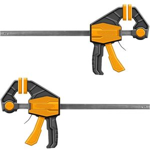 Quick Release Carpenter's <b>Clamps</b> 80x600 Mm <b>Wood</b> <b>Clamp</b> - Product Image 6
