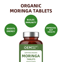 Comprimés de Moringa 100% Biologique à Marque Blanche – Complément Herbal pour le Soutien Immunitaire – Extrait de Feuille de Moringa – Personnalisable