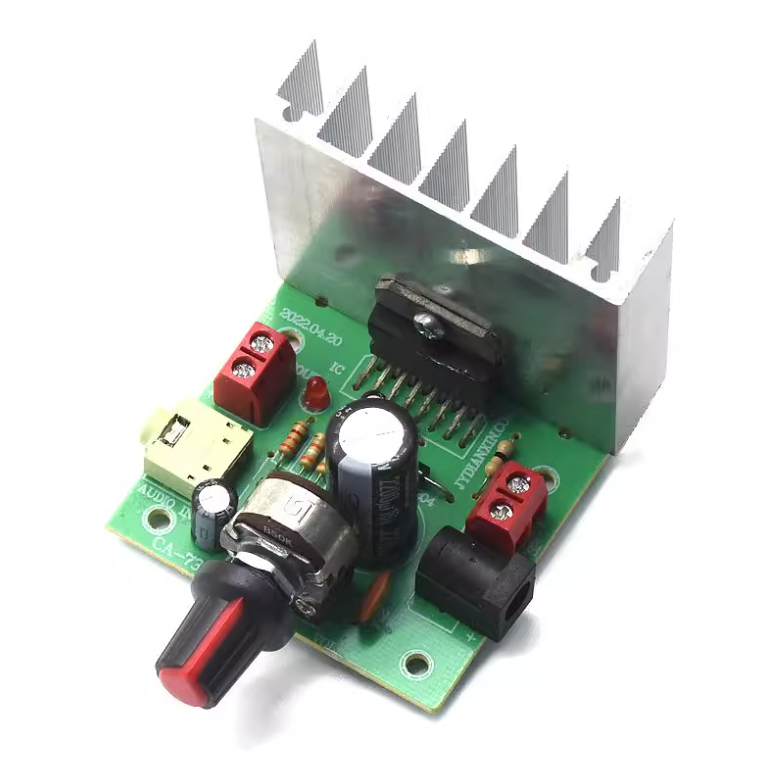 Scheda Amplificatrice Stereo TDA7377 2.0 - 35W+35W DC 12V Per Altoparlanti Fai-da-te - 2