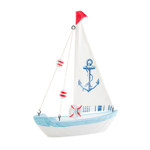 Modelo de Velero Mediterráneo, Adorno de Madera, Decoración Artesanal para Sala de Estar, Juego de Varias Piezas - Product Image 4