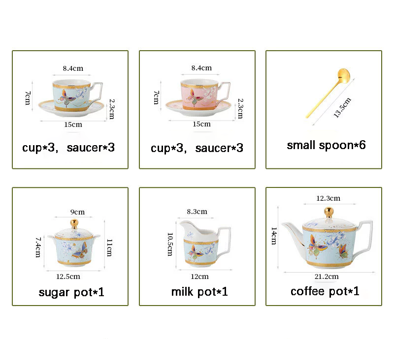15pcs coffee set