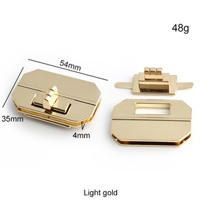 Çanta büküm kilit donanım bronz dantel çanta dönüş kilit kravat aşağı toka büküm kilit mat siyah Diy çanta kilit düz Metal kilit - Product Image 4