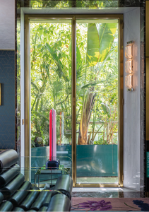 Ventana de Latón con Ventilación de Vidrio Contemporáneo, Ventana de Estilo Antiguo con Materiales de Latón Antiguo, Ventana Decorativa de Estilo Clásico - Product Image 2