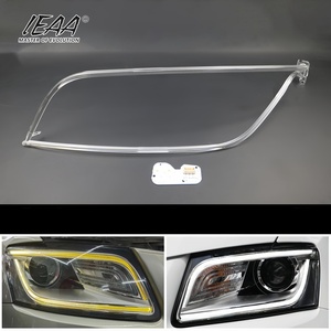 IEAA Tube <span class=keywords><strong>LED</strong></span> de voiture DRL Phare DRL Bande lumineuse de guidage Lumière de jour Plaque de guidage de lumière Tube pour <span class=keywords><strong>Audi</strong></span> <span class=keywords><strong>Q5</strong></span> 8R 2013-2017 - Product Image 2