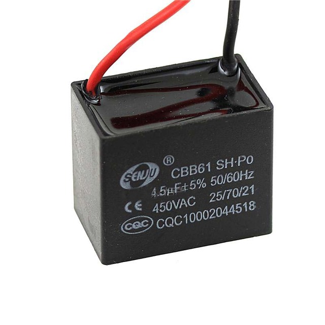 CBB61 Capacitor CBB61 4UF 450V Capacitor CBB61 450VAC Capacitor 5% 50/60hz Ceiling fan CBB61 1.2/1.5/1.8/2/2.2/2.5/3/4/5-20UF