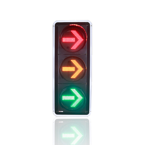 Nouveaux poteaux de feux de circulation arrivés permettent la lampe de signalisation LED feu d'avertissement de trafic solaire 300mm 400mm - Product Image 1
