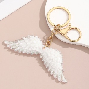New Luminous Firefly <b>Angel</b> Wing Keychain Resin Glitter Wing Car Bag Pendant Fashion Accessory - Product Image 5