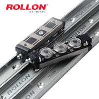 Kit de glissière linéaire à rouleaux NTE28 TLV28 CD43 CD35 CD28 CDK43 CSK43 CSK63 100% Original Italien, avec rail en acier et roue pour mouvement CNC