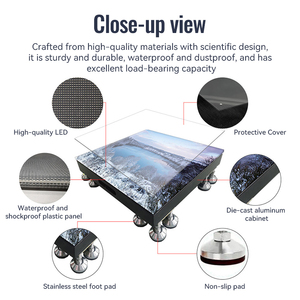 Écran LED interactif pour sol, format 500x500mm, P1.2 P1.53, affichage vidéo LED pour sol, installation rapide, <span class=keywords><strong>location</strong></span> pour événements - Product Image 5