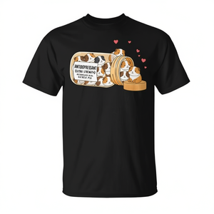 Camiseta con diseño de animal lindo para niños y niñas, camiseta con diseño de animal lindo, antidepresivo para conejillos de indias - Product Image 2