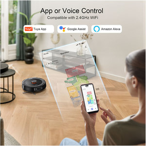 <span class=keywords><strong>Aspirateur</strong></span> <span class=keywords><strong>robot</strong></span> Teendow D10S MAX avec fonction de lavage automatique et station d'auto-vidage, alimenté par batterie, navigation LDS pour la maison - Product Image 6