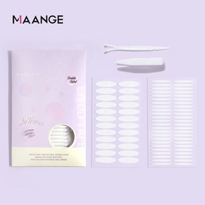 MAANGE Outils de maquillage des yeux, pinces, colle pour cils, ruban adhésif respirant mat imperméable invisible pour paupières doubles - Product Image 3