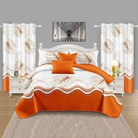 Ensemble de draps de lit en gros, 8 pièces, ensemble de literie imprimé avec soin, plusieurs couleurs disponibles
