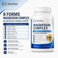 Complément Alimentaire Minéral OEM Marque Privée : Capsules de Complexe de Magnésium 8 Formes, 90 Unités