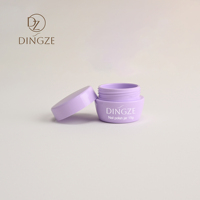 Bouteille de distribution de vernis à ongles en plastique PP 15g personnalisée pot cosmétique vide portable pour l'emballage de crème de soin de la peau