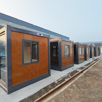 Maison préfabriquée en acier de 20, 30 et 40 pieds, hébergement de camping, maison conteneur, abri d'urgence polyvalent