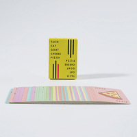 Jeu de société transfrontalier Taco Cat Goat Cheese Pizza en anglais, jeu de cartes en papier pour 10 joueurs, 14 ans et plus