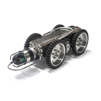 Robot d'inspection de pipeline HD 2MP avec mise au point électrique, 360° °   Rotation et 220 °   Outil d'inspection des canalisations d'égout