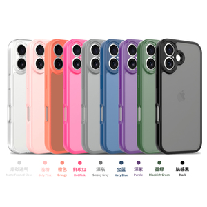 FGX casing ponsel TPU keras transparan, casing ponsel cerdas PC TPU keras transparan dengan pelindung layar tahan guncangan bening dan tas OPP untuk 17 - Product Image 6