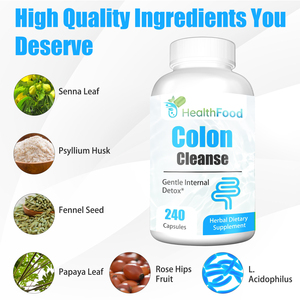 Cápsulas de Limpieza de Colon Directas de Fábrica, Suplemento de Desintoxicación para el Intestino, para Mujeres y Hombres, Cápsulas de Probióticos, Refuerzan el Sistema Inmunitario y la Digestión - Product Image 4
