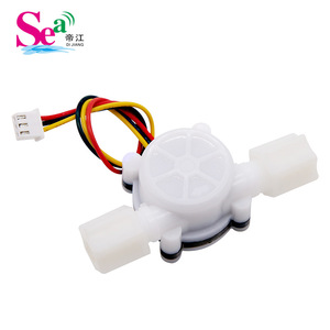 Débitmètre haute précision S402, turbine à aubes en POM de qualité alimentaire, capteur de débit 1/4 avec écrous 0,3-5 LPM pour eau potable - Product Image 6