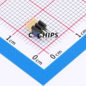 20021111-00006T1LF Pin Header Through hole Component (THT),P=1.27mm Connector 1.27mm Pin Header Double Row 6P - Product Image 2