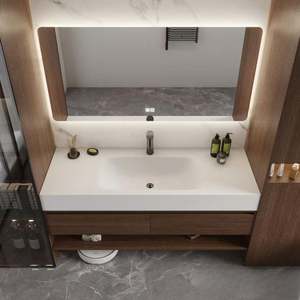 Mueble de Baño de Lujo Ligero de Venta Directa de Fábrica, Adecuado para Hoteles, Apartamentos, Escuelas y Otros Baños - Product Image 4