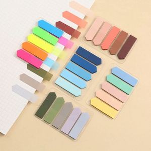 Set of 5 Clear Transparent Sticky Notes Self-Adhesive <b>Bookmarks</b> Cute Kawaii PET Stationery for Annotation Reading Books - Product Image 6