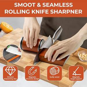 Tumbler <b>Knives</b> Sharpener Kitchen Blade Sharpener Tools Rolling <b>Knife</b> Sharpener <b>for</b> <b>Sharpening</b> Kitchen <b>Knives</b> - Product Image 3