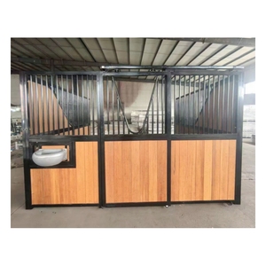 Chất Lượng Cao Hot Bán Di Động Mạ Kẽm Ngựa Ổn Định Di Động Ngựa Gian Hàng Cho Ngoài Trời Đúc Sẵn Ngựa Nhà kho Pferd - Product Image 4