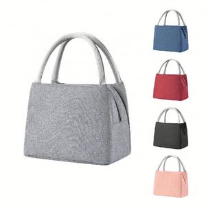 Sac isotherme en tissu Oxford avec bandoulière, idéal pour les repas à emporter, l'école, le travail, les pique-niques, sac à lunch isotherme - Product Image 1