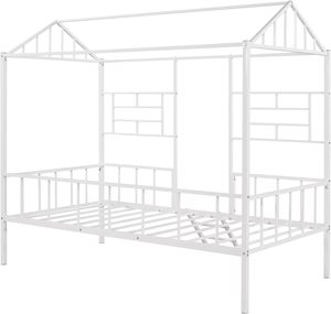 <span class=keywords><strong>Lit</strong></span> à plateforme taille unique chambre à coucher enfant moustiquaire <span class=keywords><strong>lit</strong></span> à baldaquin en métal <span class=keywords><strong>blanc</strong></span> design <span class=keywords><strong>fer</strong></span> <span class=keywords><strong>forgé</strong></span> chambre à coucher moderne rangement de meubles - Product Image 5