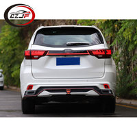 CZJF, nueva lámpara de maletero modificada para Toyota Highlander 2015 2016 2017 2018 2019, luces traseras de humo, luces de freno de señal de giro de fábrica