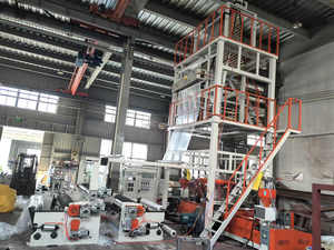 เครื่องผลิตฟิล์มเป่าลม 3 ชั้น ABC ความเร็วสูงแบบสามสกรู รุ่น 3SJ-1500 สำหรับ HDPE LDPE LLDPE - Product Image 2